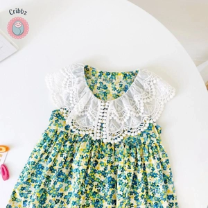 Sanlutoz Floral Lace Dress for Girls