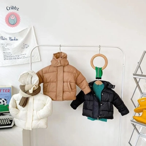 Kids Winter Parka with Fur Hood