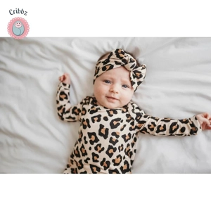 Soft Bamboo Spandex Newborn Sleeper Gown