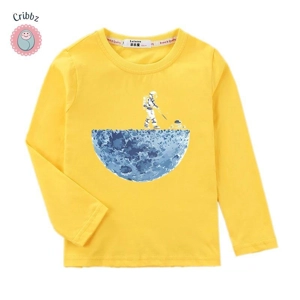 {Boys Astronaut Long Sleeve T-Shirt