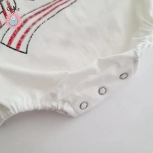 Baby Boys USA Print Short Sleeve Romper