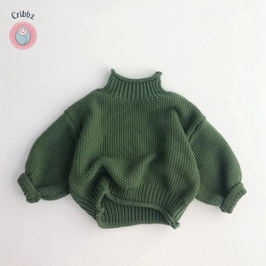 Winter Korean Style Kids Turtleneck Sweater