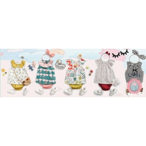Cotton Baby Girls Summer Clothing Set