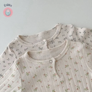 Infant Floral Blouse and Pants Set