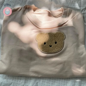 Baby Bear Embroidered Hooded Sweatshirt