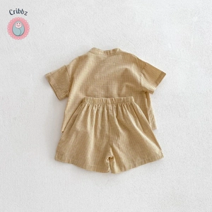 Casual Boys Short Sleeve Clothing Set