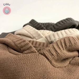 Unisex Kids Knit Pullover Hoodie Coat