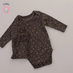 Newborn Baby Floral Pajama Set