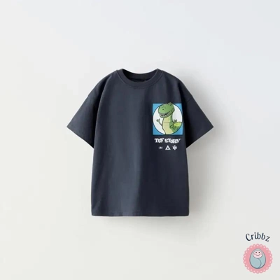Kids Dino Crewneck Summer Tees title=