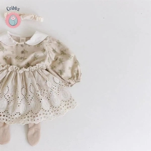 Sweet Lace Embroidered Baby Girl Skirt