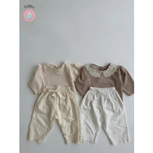 New Spring Flower Lace Baby Pants