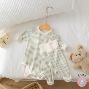 Cribbz Toddler Plaid Bodysuit & Pants Sleep Set