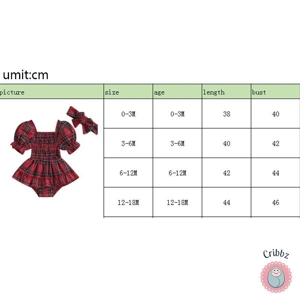 Summer Christmas Baby Girls Bodysuit Dress