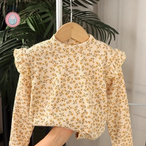 Kids Floral Long Sleeve T-Shirt for Boys and Girls