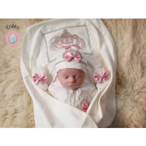 Emerald Gold Baby Bling Romper Set