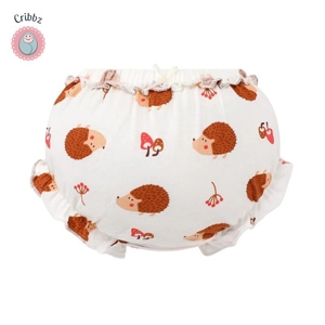 Cotton Baby Girl Bow Underpants Set