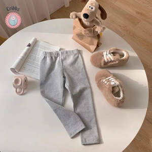 Casual Solid Color Leggings for Kids