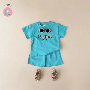 Summer Baby Boys Fashion T-shirt and Shorts Set