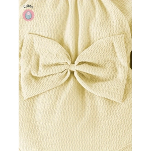 Cute Pink Bow Baby Onesie Set