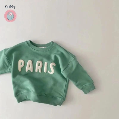 Baby Girl Long Sleeve Hoodie Sweatshirt title=