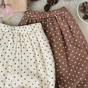 Cute Fleece Padded Baby Pants for Autumn