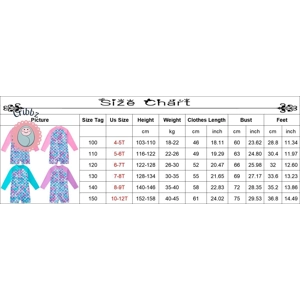 Mermaid Sunproof Long Sleeve Swimsuit