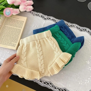 Fall Floral Ruffle Edge Toddler Shorts