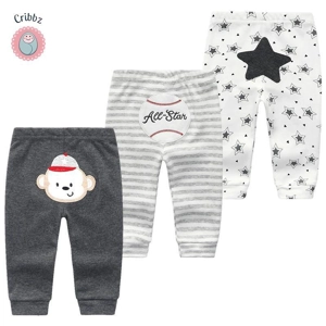 Cartoon Print Cotton Baby Leggings Set
