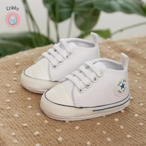 Soft Canvas First Walker Baby Sneakers