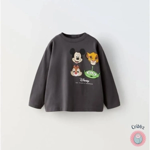 Cartoon Disney Long Sleeve Kids Sweatshirt