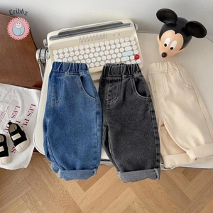 Soft Denim Straight Jeans for Kids