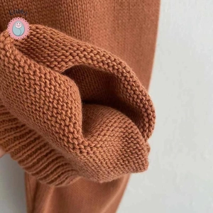 Knitted Baby Overall Sweater Pants 0-2Y