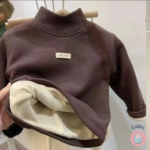Warm Velvet T-Shirt for Kids