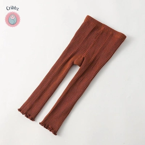 Knitted Candy Color Toddler Leggings