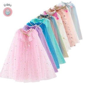 Elegant Tulle Cloak for Kids Costumes