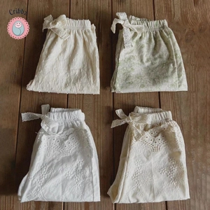 New Spring Flower Lace Baby Pants
