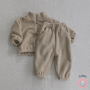 Baby Fleece Sports Suit with Hoodie