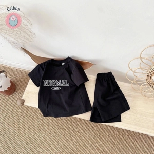 Summer Baby Boys Fashion T-shirt and Shorts Set