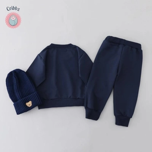 Childrens Bear Head Long Sleeve Set
