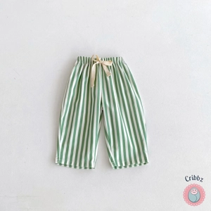 Thin Loose Striped Pants for Kids