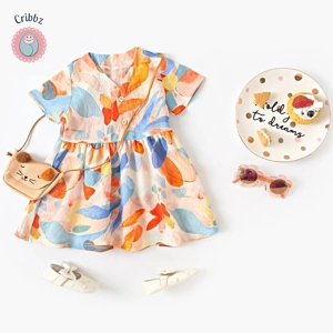 Summer Cotton Dress for Baby Girls