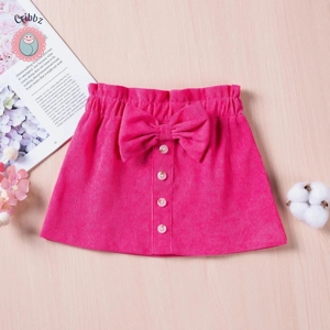 Cribbz Summer Cute Baby Girl Floral Bow Skirt