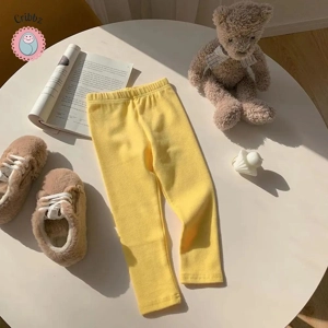 Casual Solid Color Toddler Leggings