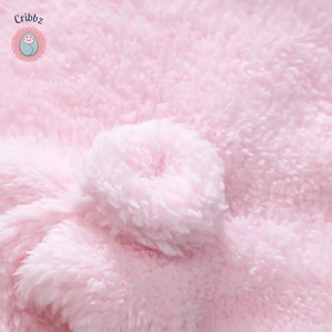 Winter Plush Baby Cartoon Hooded Romper