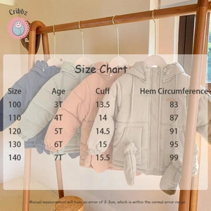 Thick Warm Kids Hoodie Parka Coat