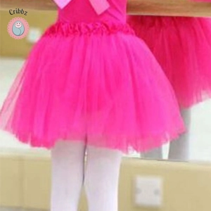 Fashion Kids White Mesh Tutu Skirt