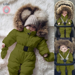 Winter Ski Snowsuit Jumpsuit for Kids