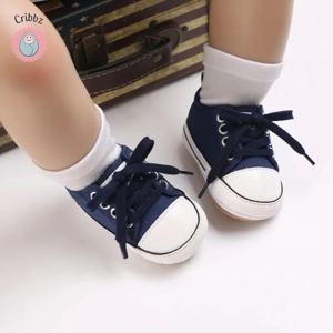 Meckior Non-slip Baby Canvas Sneakers
