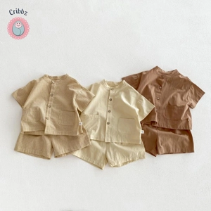 Casual Boys Short Sleeve Clothing Set