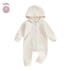 Baby Boy Hooded Romper Jumpsuit